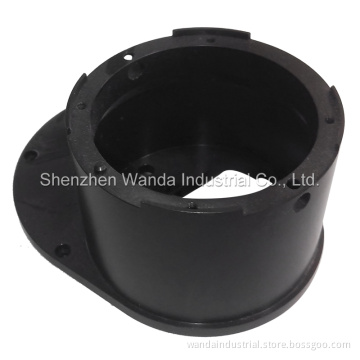 CNC Precision Machining Part Made of Aluminum with Black Anodizing